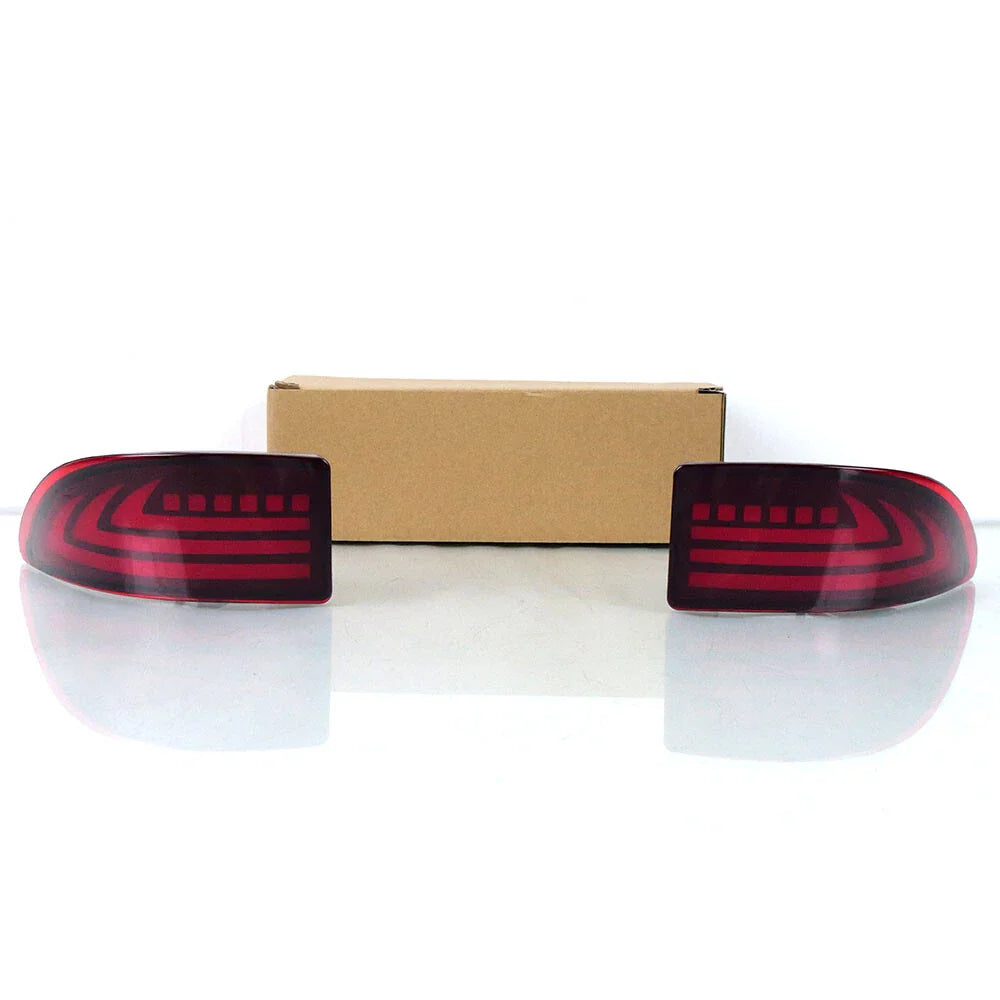 Red Lens Bumper Reflector Fog / Turn Signal Lights for Lexus IS (2006–2013)