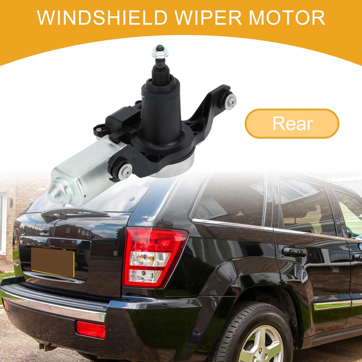 Rear Windshield Wiper Motor for Jeep Commander (2006–2010) No. 55156325AB/55156325AC