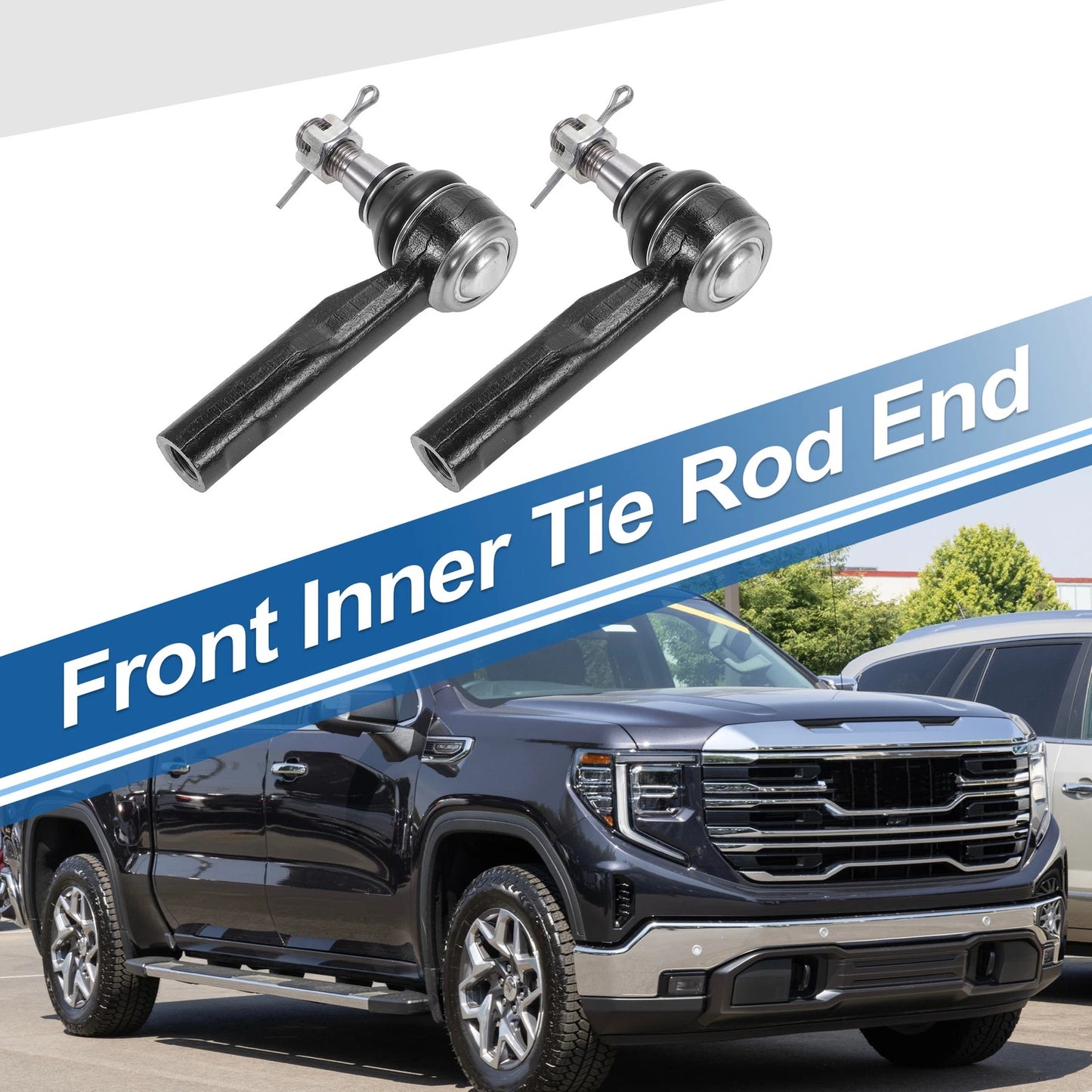 2X Front Outer Tie Rod End Links for Chevrolet Colorado (2006–2007) & GMC Canyon (2006–2007)