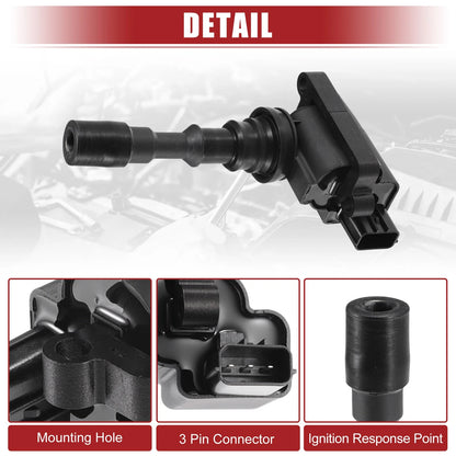 Ignition Coil for Kia Sedona (2002–2005) No. 27300-39050 Black