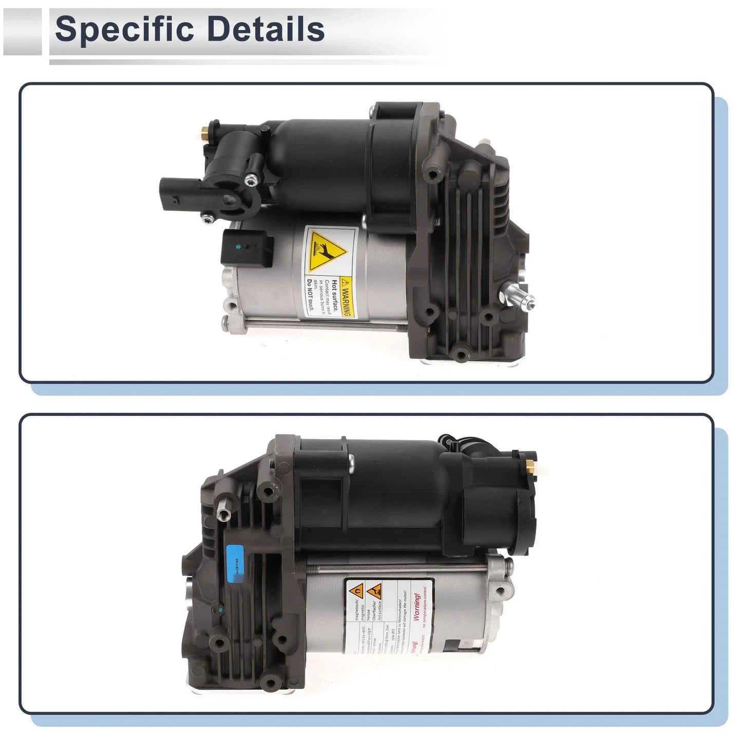 Air Suspension Compressor for Mercedes-Benz Vito (2009-2013) 1 x Unit