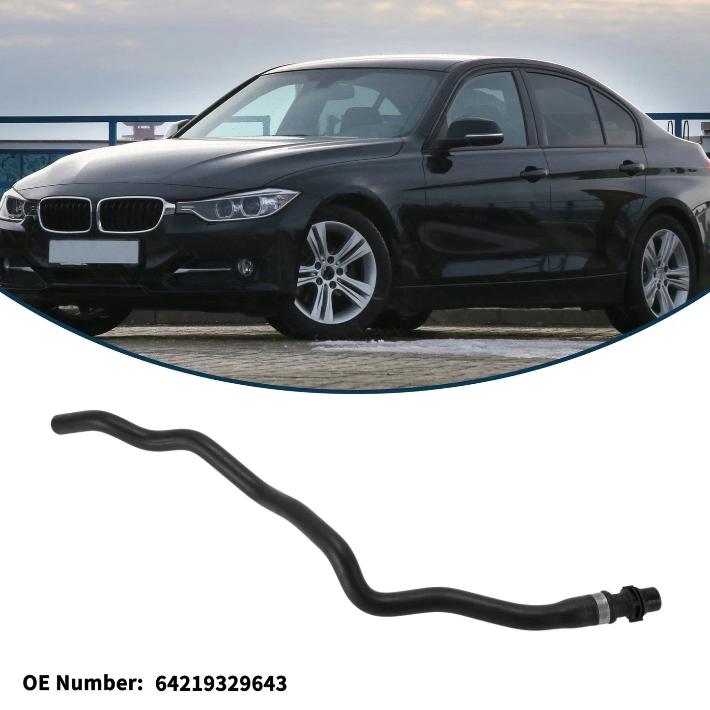 Radiator Hose for BMW 3 Series (2005-2019) Cooling Liquid Hose