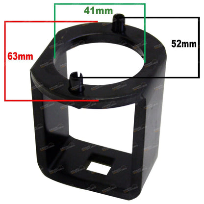 Axle 4x4 Hub Lock Nut 2 Pin Socket for Nissan Navara D22 1/2in Spanner