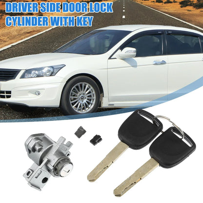 Front Left Door Lock Cylinder with 2 Keys for Honda Accord (2008-2013)