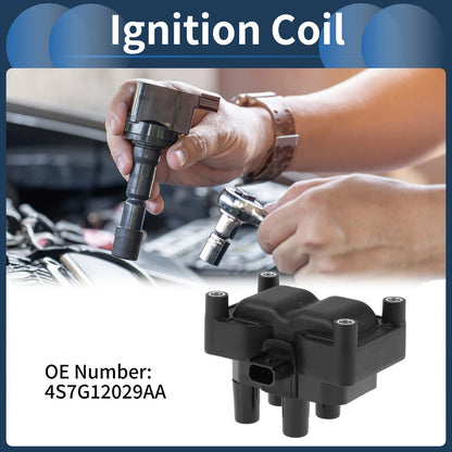 Ignition Coil Pack 4S7G12029AA for Ford Fiesta (2011–2013) L4 1.6L
