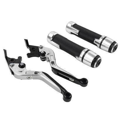 Set of 2 Gold CNC Adjustable Brake Clutch Levers for Kawasaki ER6F ER6N (2006–2016)