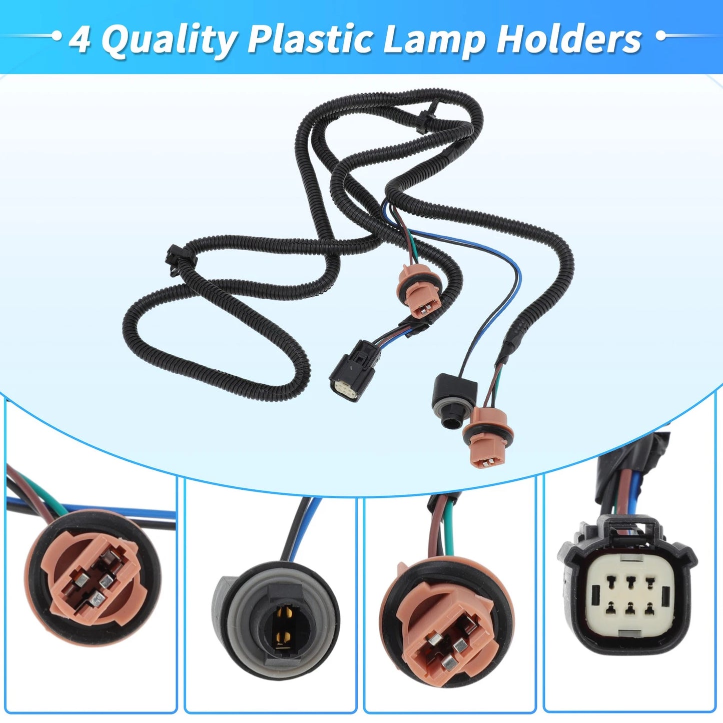 Driver Side Tail Lamp Wiring Harness for Chevrolet Silverado (2016–2019)