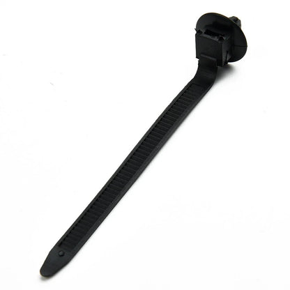 50x Nylon Push Mount Clip Wire Tie Zip Straps Pipe Cable Fastener Black