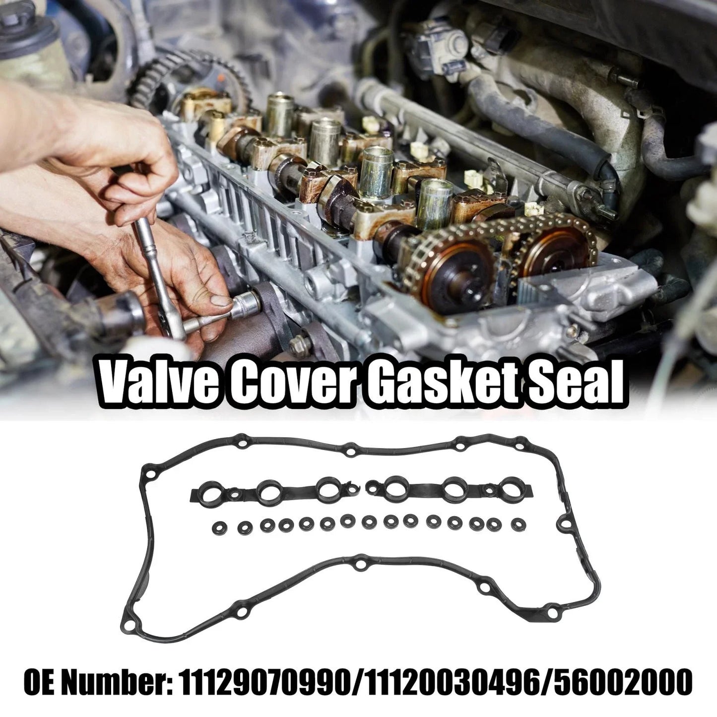 1 Set Valve Cover Gasket Seal for BMW E46 E39 (1995-2006)