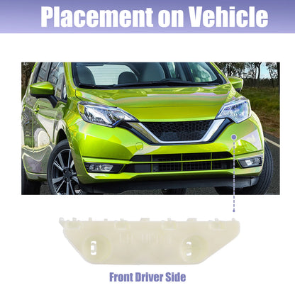 Front Left Side Bumper Mounting Bracket No.622253BA0A for Nissan Versa (2012–2019)