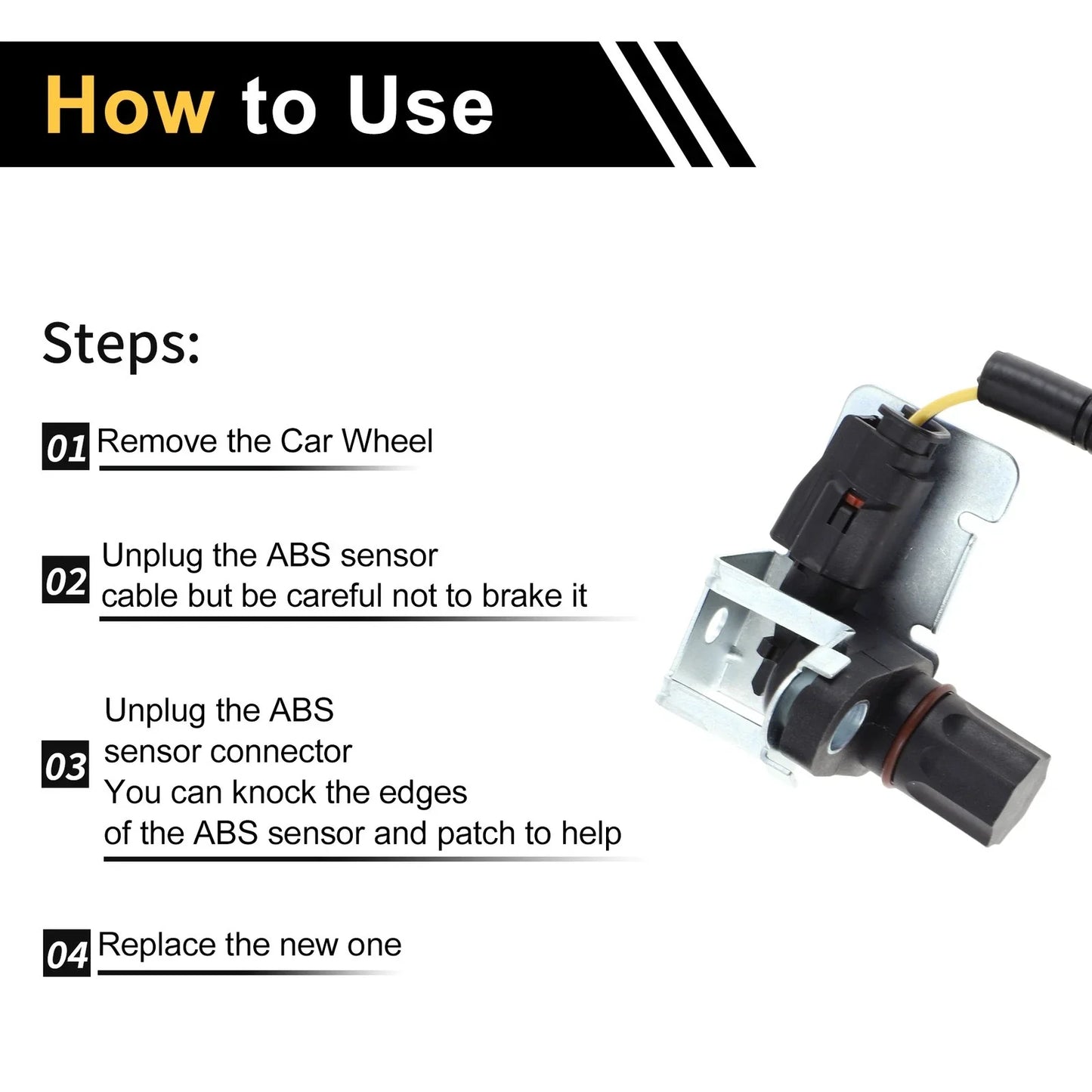 ABS Wheel Speed Sensor for Dodge Ram 1500 2500 3500 (2002-2010)