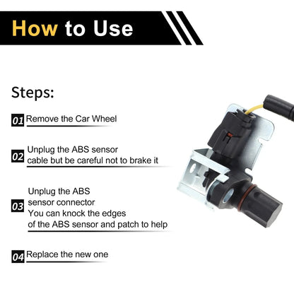ABS Wheel Speed Sensor for Dodge Ram 1500 2500 3500 (2002-2010)