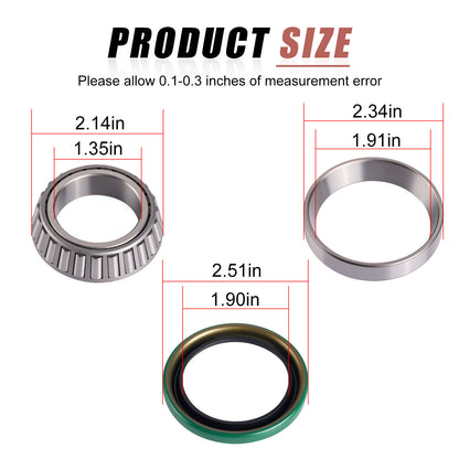 Rear Hub Bearing Seal Repair Kit for Polaris Trail Blazer (2000–2008)
