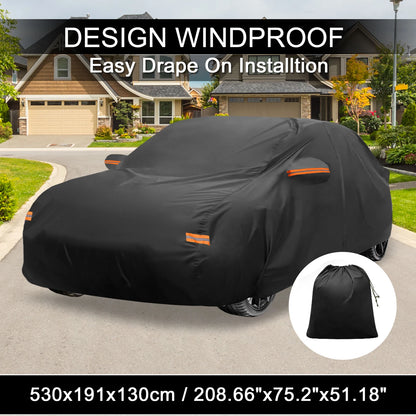 Waterproof Aluminum Film Car Cover for Lexus LS Sedan (2018–2023)