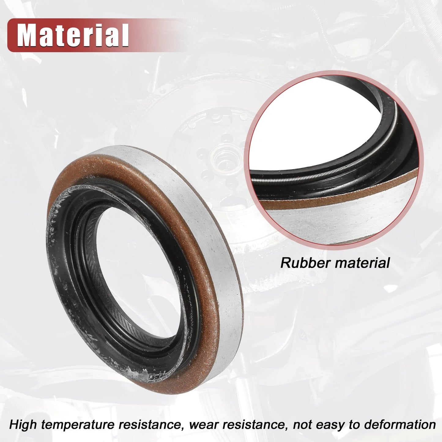 2X Crankshaft Rear Seal for Toyota Tacoma (1998–2013) No. 9031144007