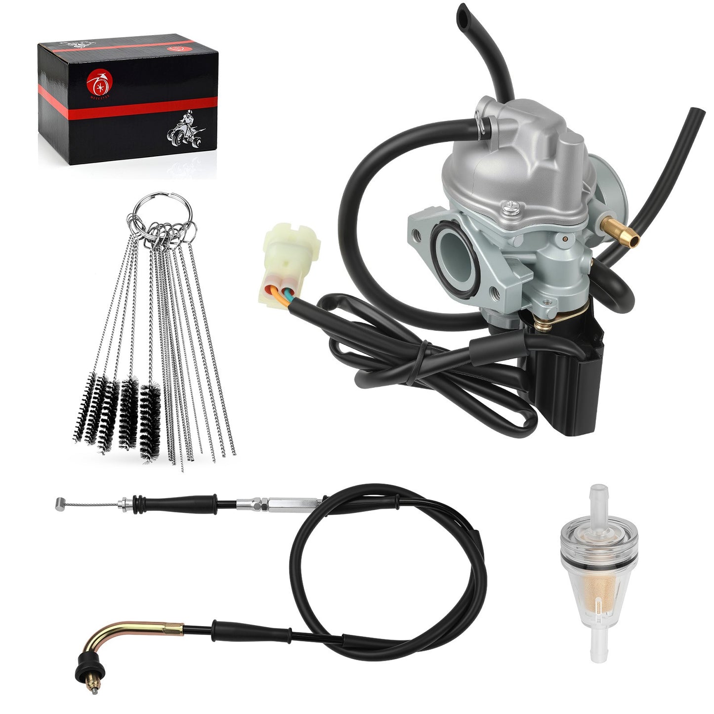 Carburetor & Throttle Cable for Kawasaki KFX 50 (2007–2024)
