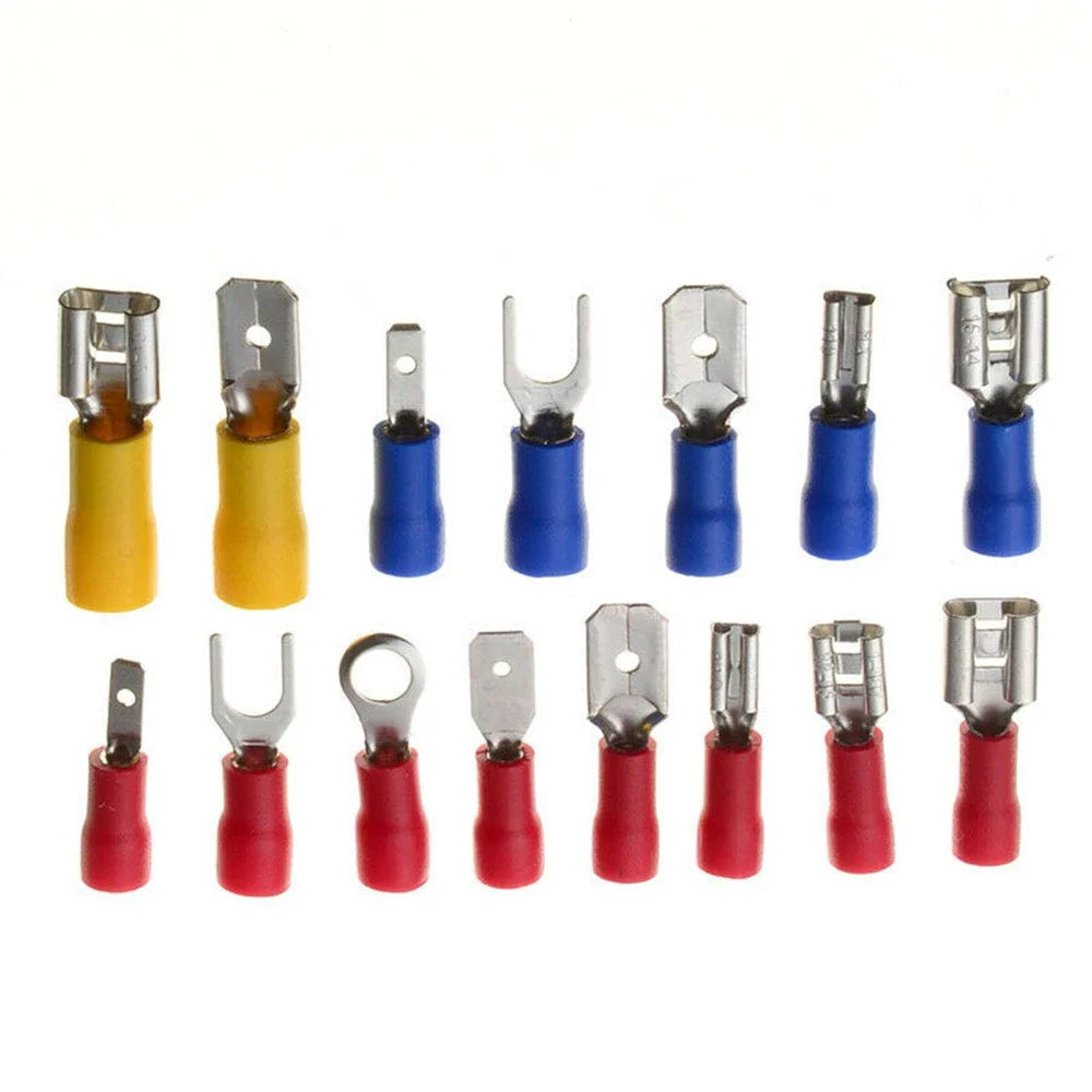 Assorted Crimp Terminals Copper PVC Tinplate Electrical