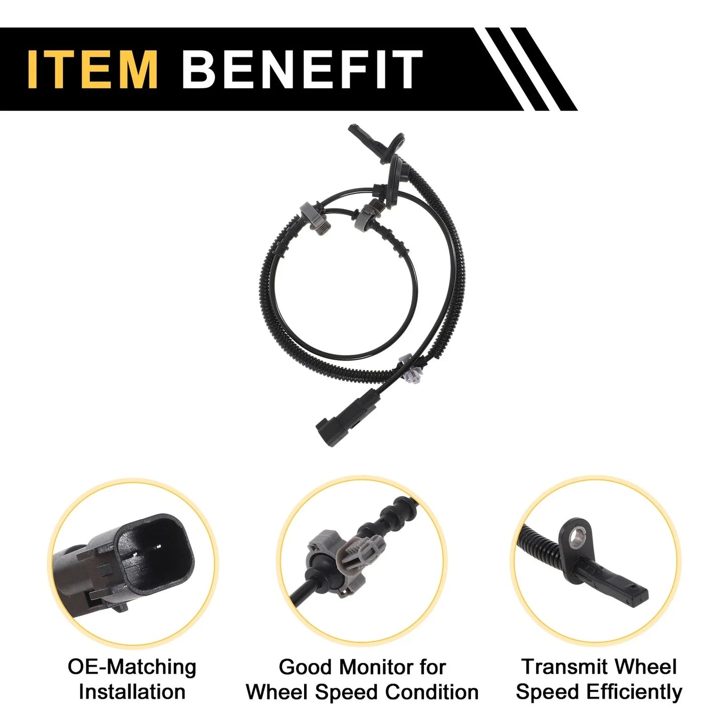 ABS Wheel Speed Sensor for Chevrolet Blazer Front Left (1995-2005)