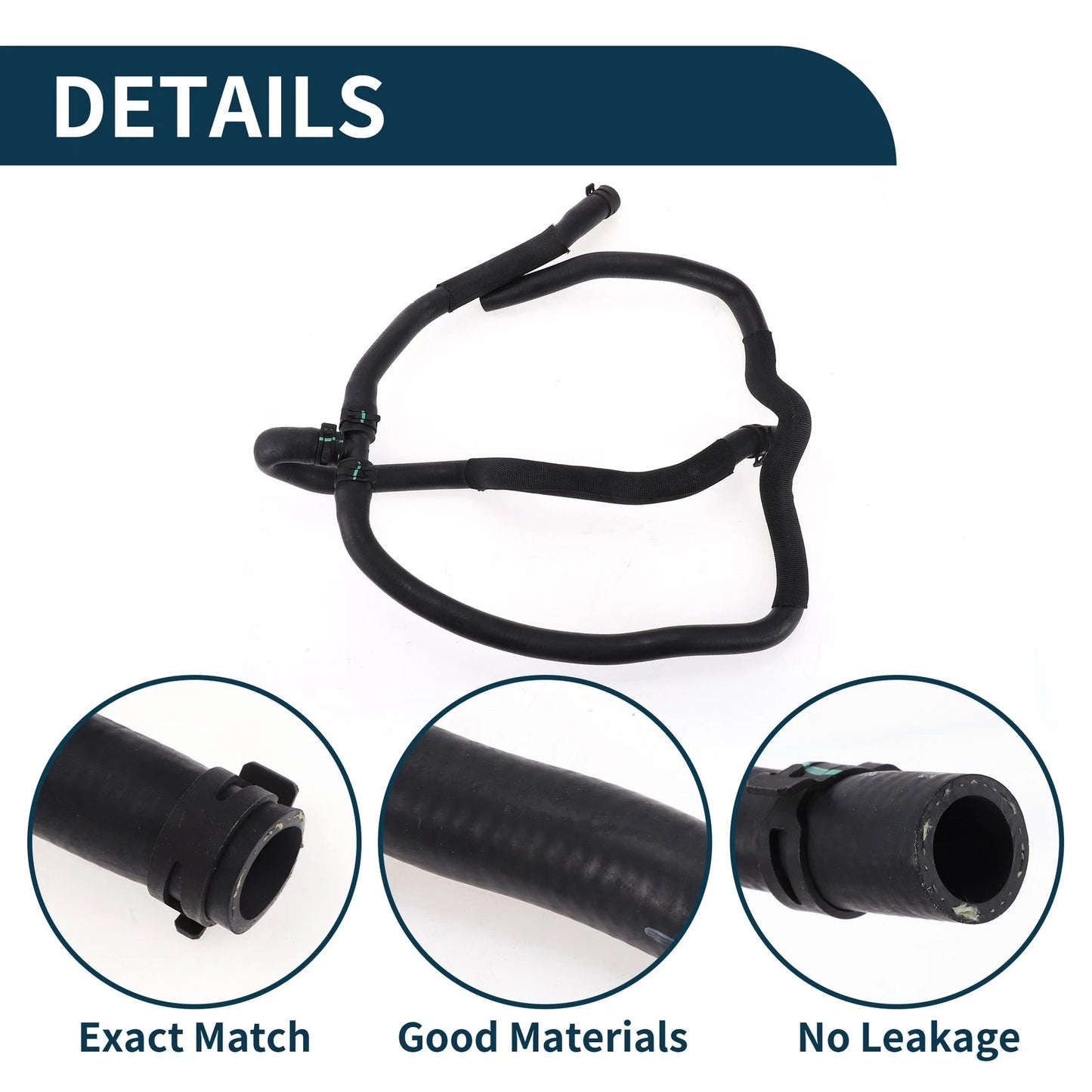 Radiator Hose for Land Rover LR4, Range Rover Sport (2010–2013) No.LR066383 Rubber