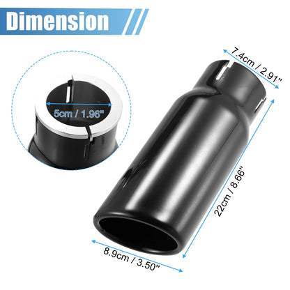 Set Exhaust Muffler Tip w/Clamp for Toyota 4Runner (2018–2021)