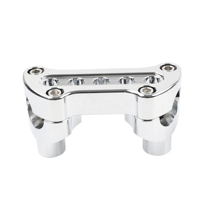 2.0" Tall CNC Handlebar Riser Clamps for Harley Dyna Softail Road King (–)