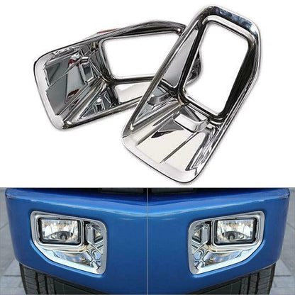 2X Chrome Front Fog Light Decoration Cover Trim for Ford F-150 (2015–2018)
