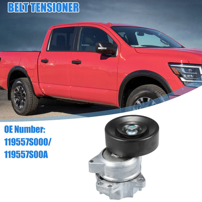 Engine Belt Tensioner Pulley Assembly for Nissan Armada (2005–2022) No. 119557S000