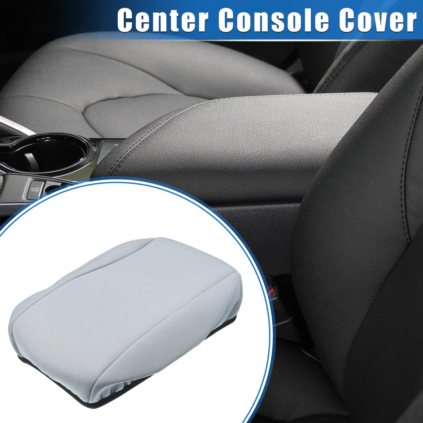Armrest Protector Cover Pad for Chevy Cruze Neoprene Gray (2011-2016)