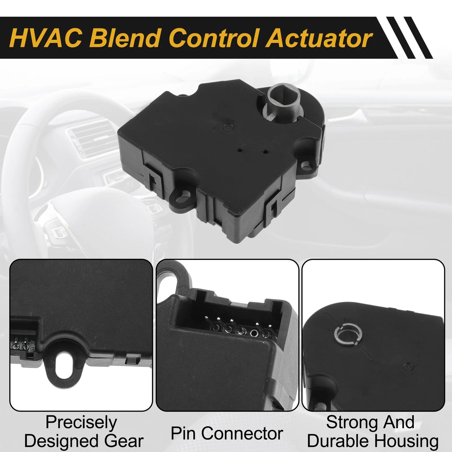 HVAC Heater Blend Door Actuator for Cadillac Escalade (2002) 1572505