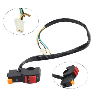 Universal 12V Handlebar ON/OFF Switch for Motorcycle Scooter Dirt Bike (7/8")