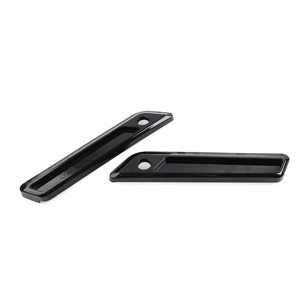 Glossy Black Latch Covers for Harley Touring Electra Glide Road King (2014-2023)