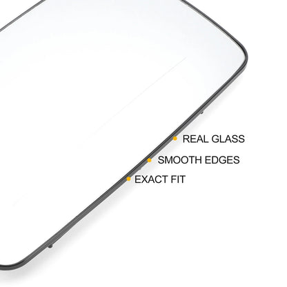 Right Upper White Mirror Glass with Back Heated for Mercedes Sprinter (1995-2006)