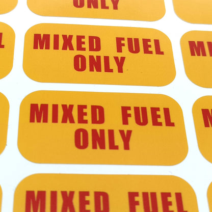 24x Fuel Only Sticker Decal for Truck Vinyl Tank