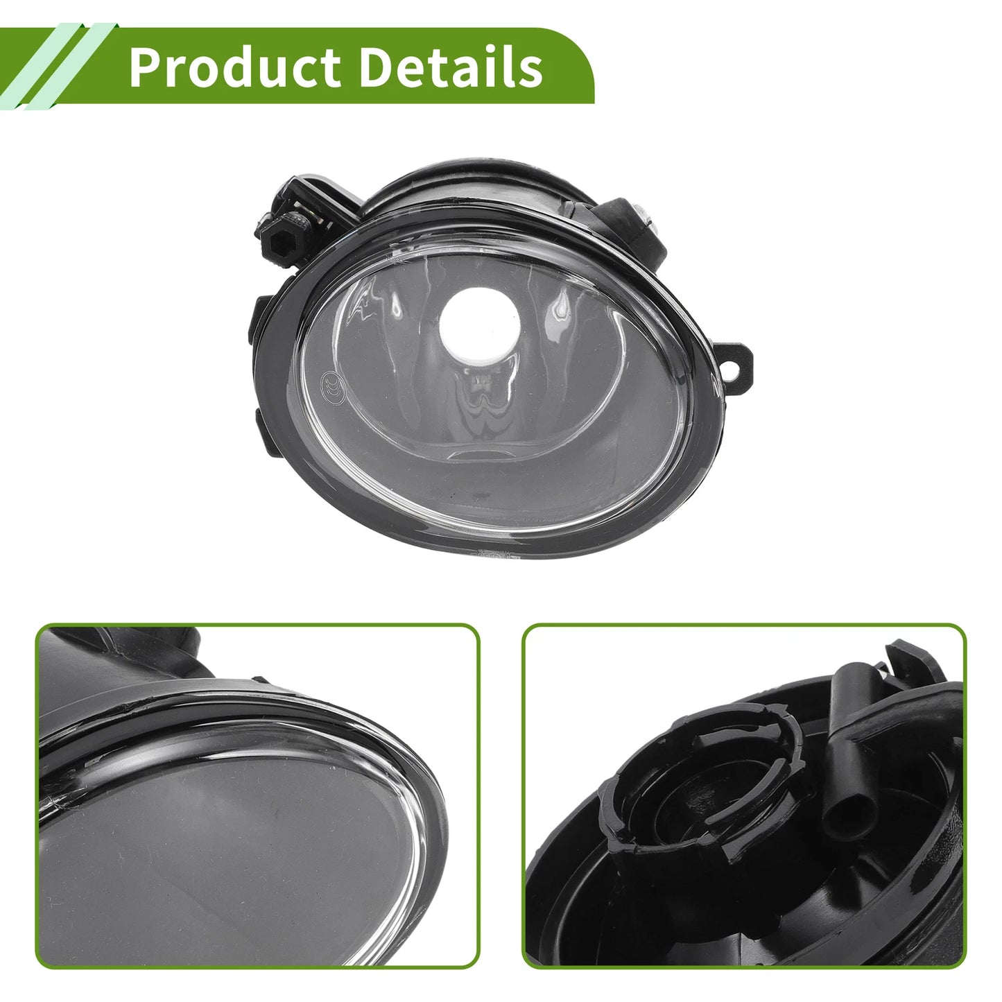 1 Pc Right Fog Light Grill for BMW M5 (2001–2006) No. 63177894018 Clear