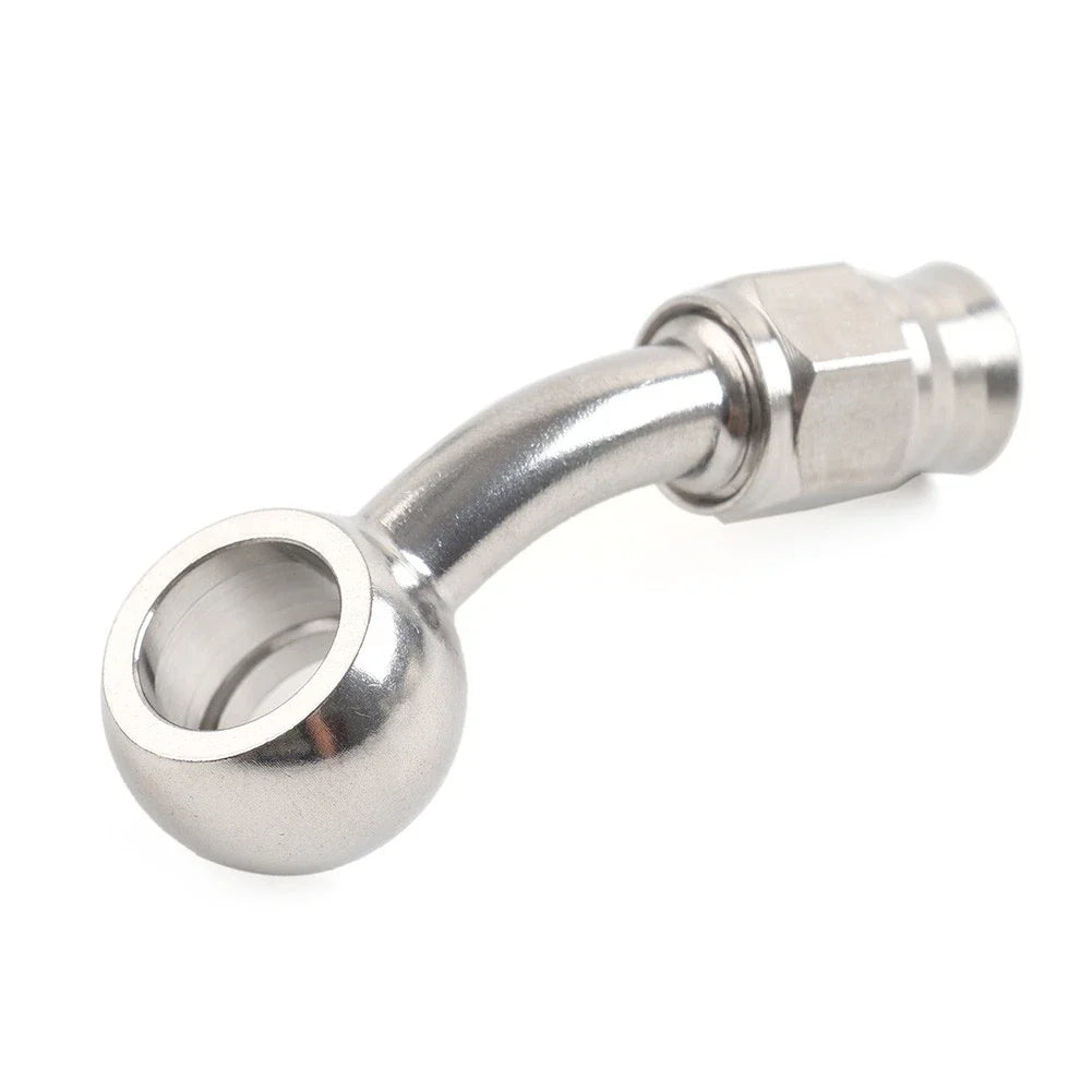 10.2mm 3/8" Eye Banjo Hose Ends AN-3 45�� Brake for Motorcycle