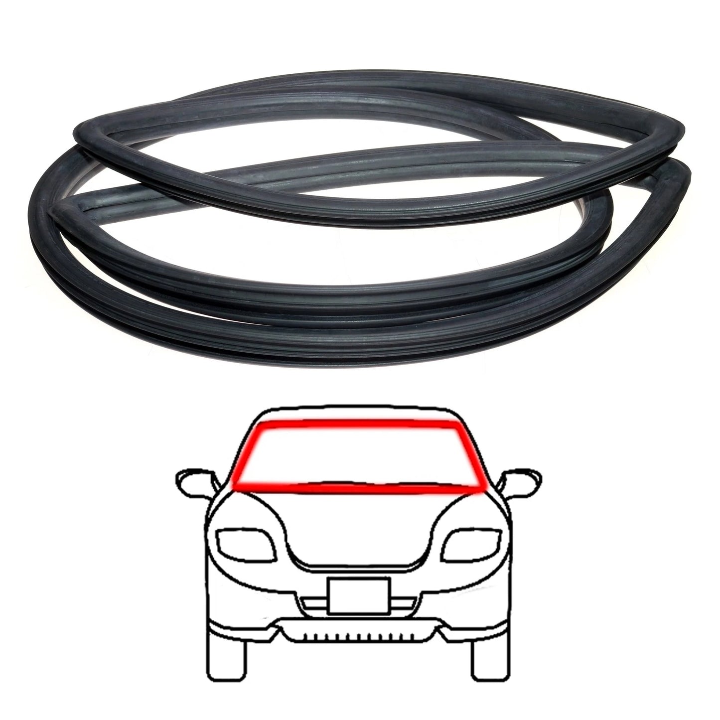 Windshield Rubber Seal for Toyota Corona Mark II (1972–1976)