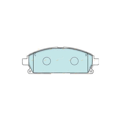 Set of 4 Front Disc Brake Pads for Nissan Pathfinder R50 (1995–2005)