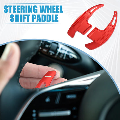Set of 2 Steering Wheel Shift Paddles for Ford Mustang (2015–2021) Red