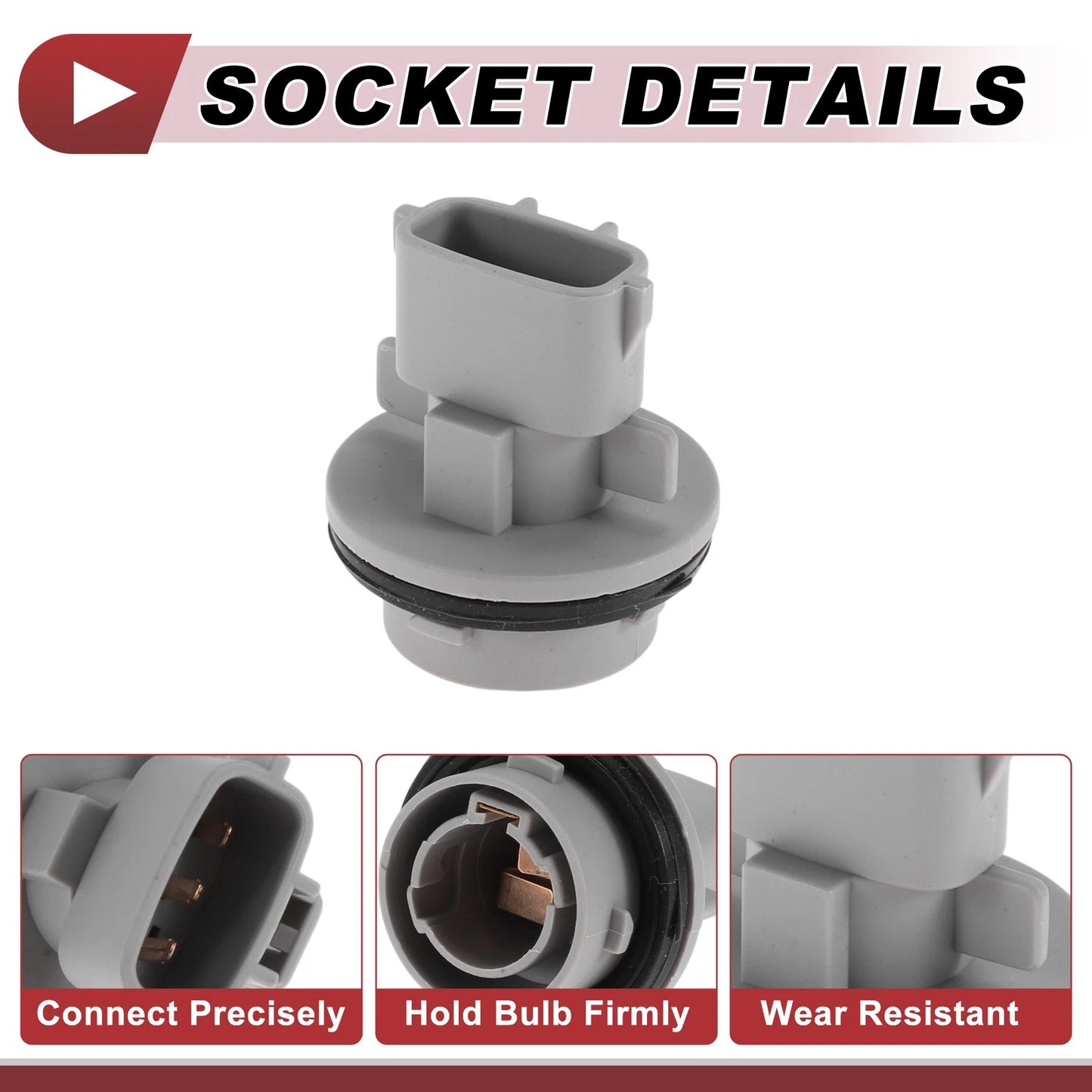 Front Turn Signal Light Socket Wiring for Toyota Highlander (2001–2007) No. 9007599106