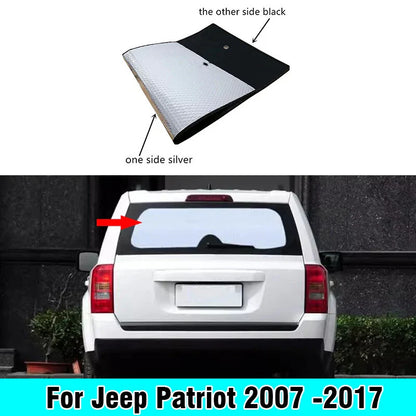 Rear Windshield Privacy Thick Sunshade Cover for Jeep Patriot (2007–2017)
