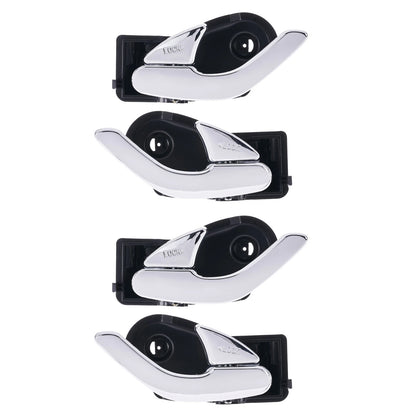 Set of 4 Inner Chrome Door Handles for Ford Escape Mazda Tribute (2001–2006)