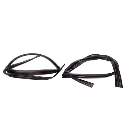 Set of 2 Rear Door Glass Run Channel Seals for Honda Civic (1995–2000)