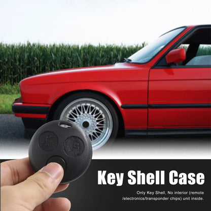 Key Fob Shell Case for SMART Fortwo & Mercedes-Benz 3 Button Black