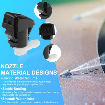 Windshield Washer Nozzle Kit for Dodge Durango (2011–2023) 68269108AA