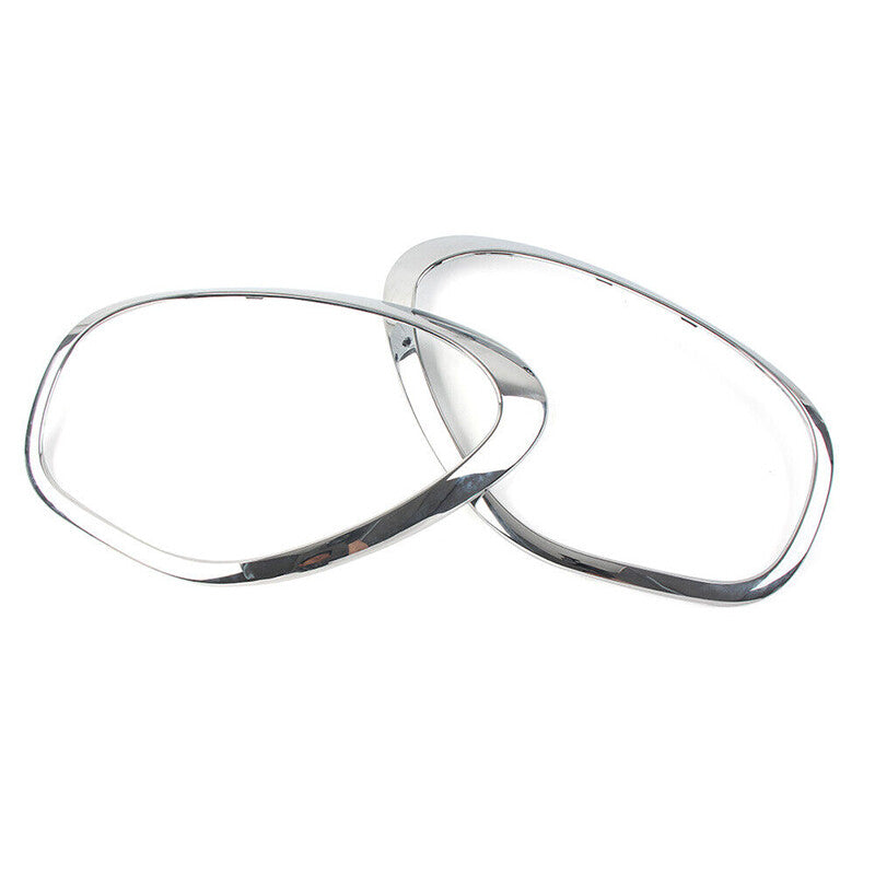 2X Chrome Headlight Trim Ring Bezel Cover for MINI R60 Cooper Countryman (2011–2016)