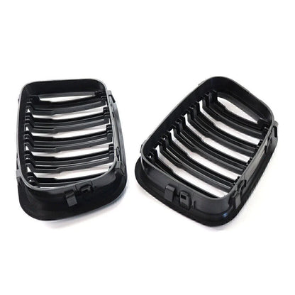 Front Twin Bar Grille Trim for BMW 3 Series E46 4 Door (1999-2001)