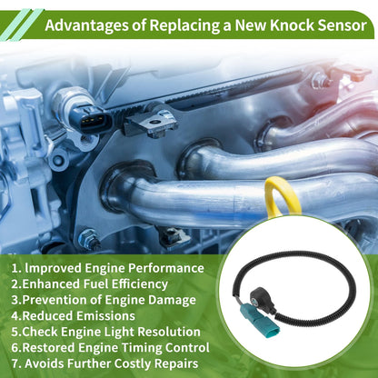 Ignition Knock Sensor No.06E905376A for VW Passat B7 (2011–2015)
