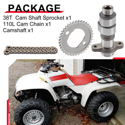Camshaft & Cam Timing Chain w/ Sprocket for Honda Fourtrax 300 (1988–2000)