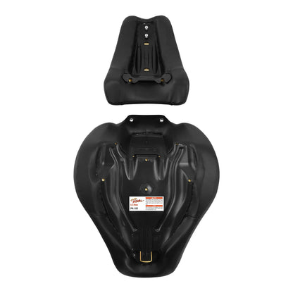 Black Driver Passenger Seat for Harley Fat Boy Softail Custom FXST (2007-2017)