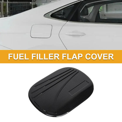 Fuel Tank Door Cap for Hyundai Tucson 2019-2020 Carbon Fiber Black